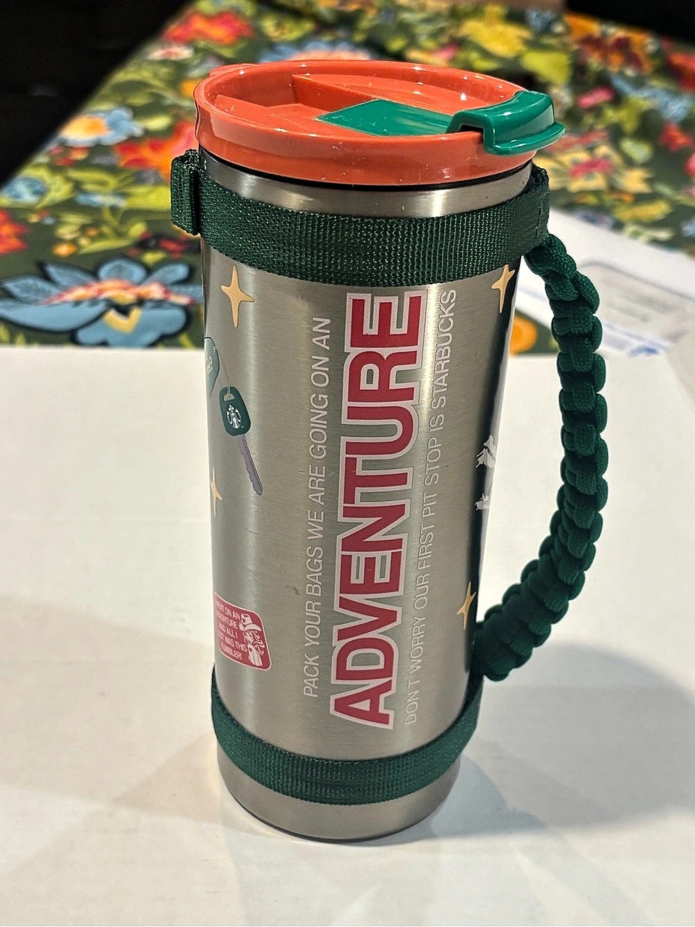 Starbucks x Dandy Worldwide Adventure Stainless Steel Tumbler 20 oz 20 oz Silver